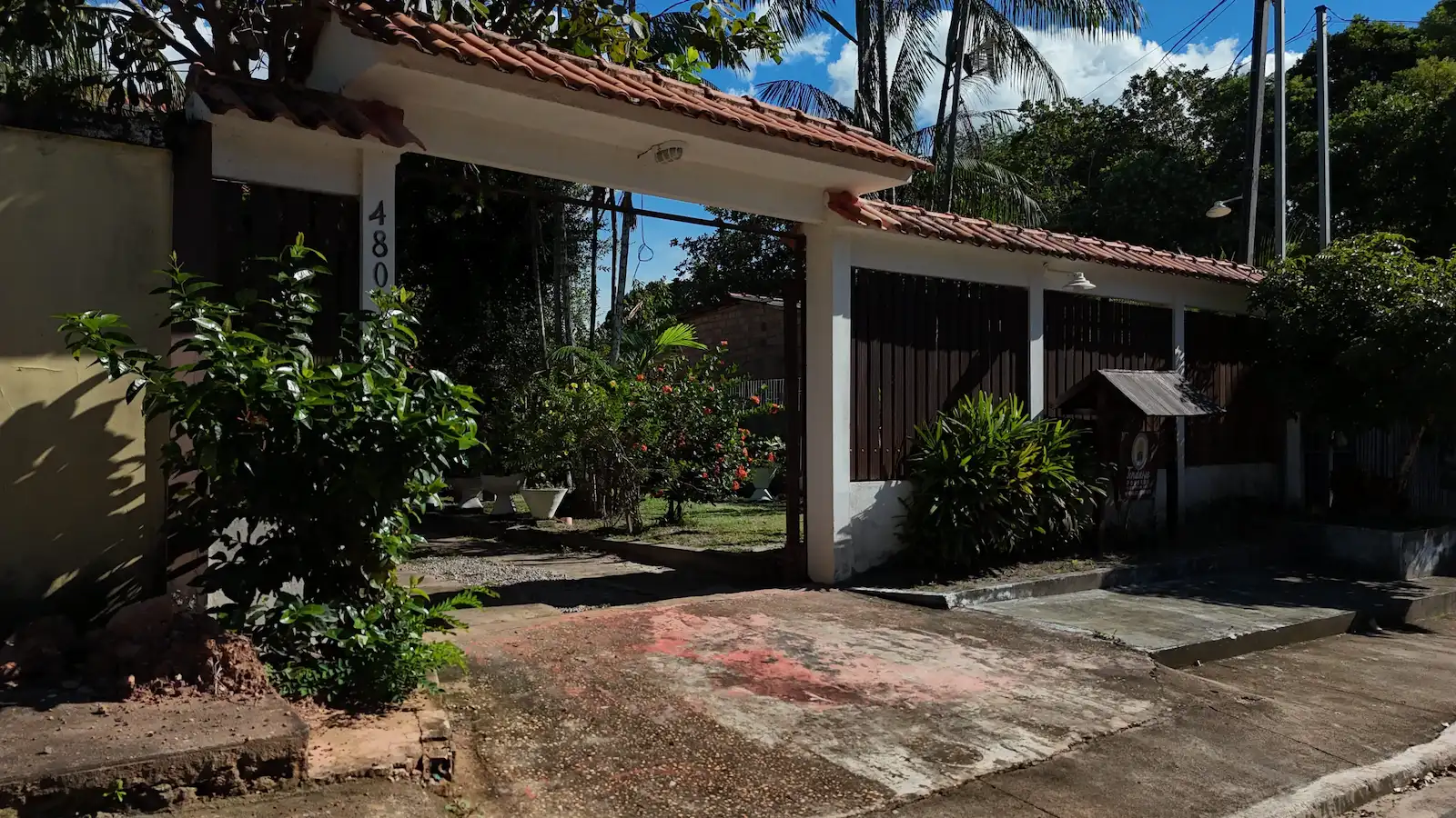 Pátio da Pousada Tendawa